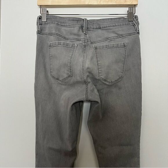 Athleta Sculptek Skinny Jeans Jeggings Womens Size 6 Gray Mid Rise Stretch Denim - Picture 7 of 16